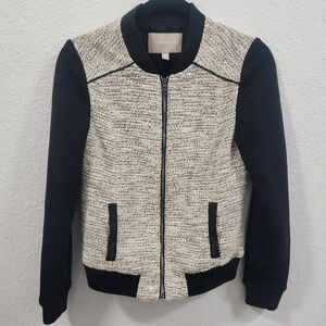 Banana Republic Bomber Style Jacquard Jacket Size  XS